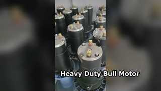 Moteur à courant continu à aimant Permanent PMDC 90V 1HP TEFC, cadre NEMA 56C 1750 tr/min/1800 tr/min pour débarras mécanique des taureaux