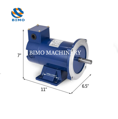 comprare Motore a magnete permanente a 12 volt TENV Motore a magnete continuo 1/4 HP 1750R NEMA 56C PMDC Motore spazzolato online manufacture