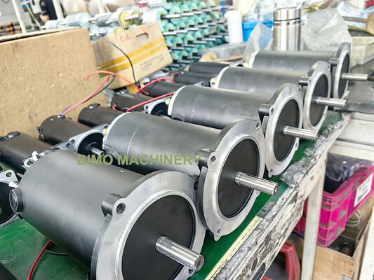 NEMA 56C Frame 3/4HP (0.75HP) 24V DC Permanent Magnet Brushed PMDC Motor, 1750RPM / 1800RPM Variable Speed Brush DC Motor for Industrial Conveyor AGV
