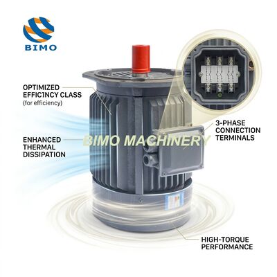 380V 50Hz 22KW Three Phase Induction Motor 30HP Cast Iron IE3 Electric Motor