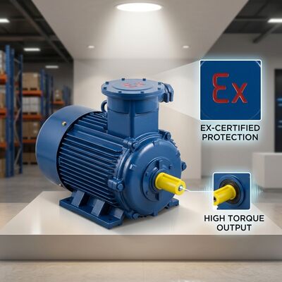 YB3-315M-4 132kW 4 Pole Flameproof Asynchronous Motor 1485rpm 380V 660V Ex d IIC T4 IP55 Heavy Duty