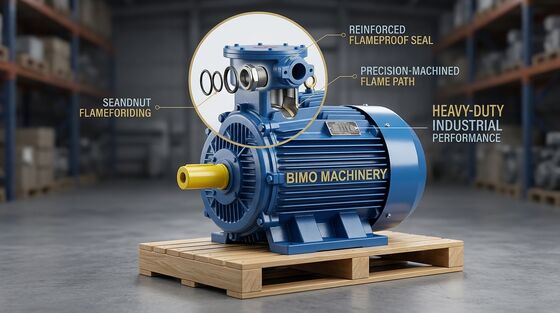 YB3-355L-6 132kW 6 Pole Flameproof Motor 985rpm IE3 Three Phase Ex d IIC T4 IP55 for Ball Mill Drive